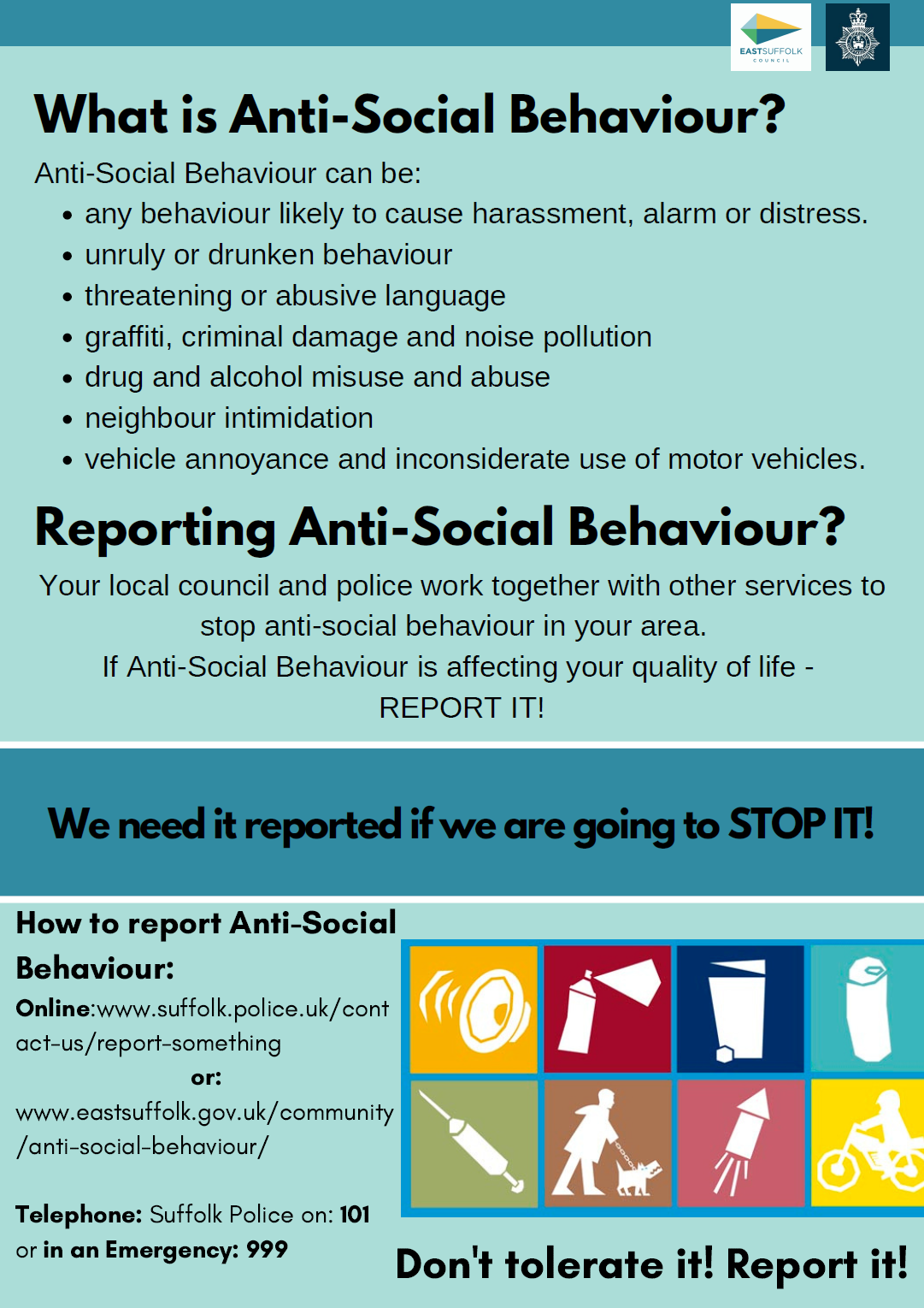 How to Report Antisocial Behaviour