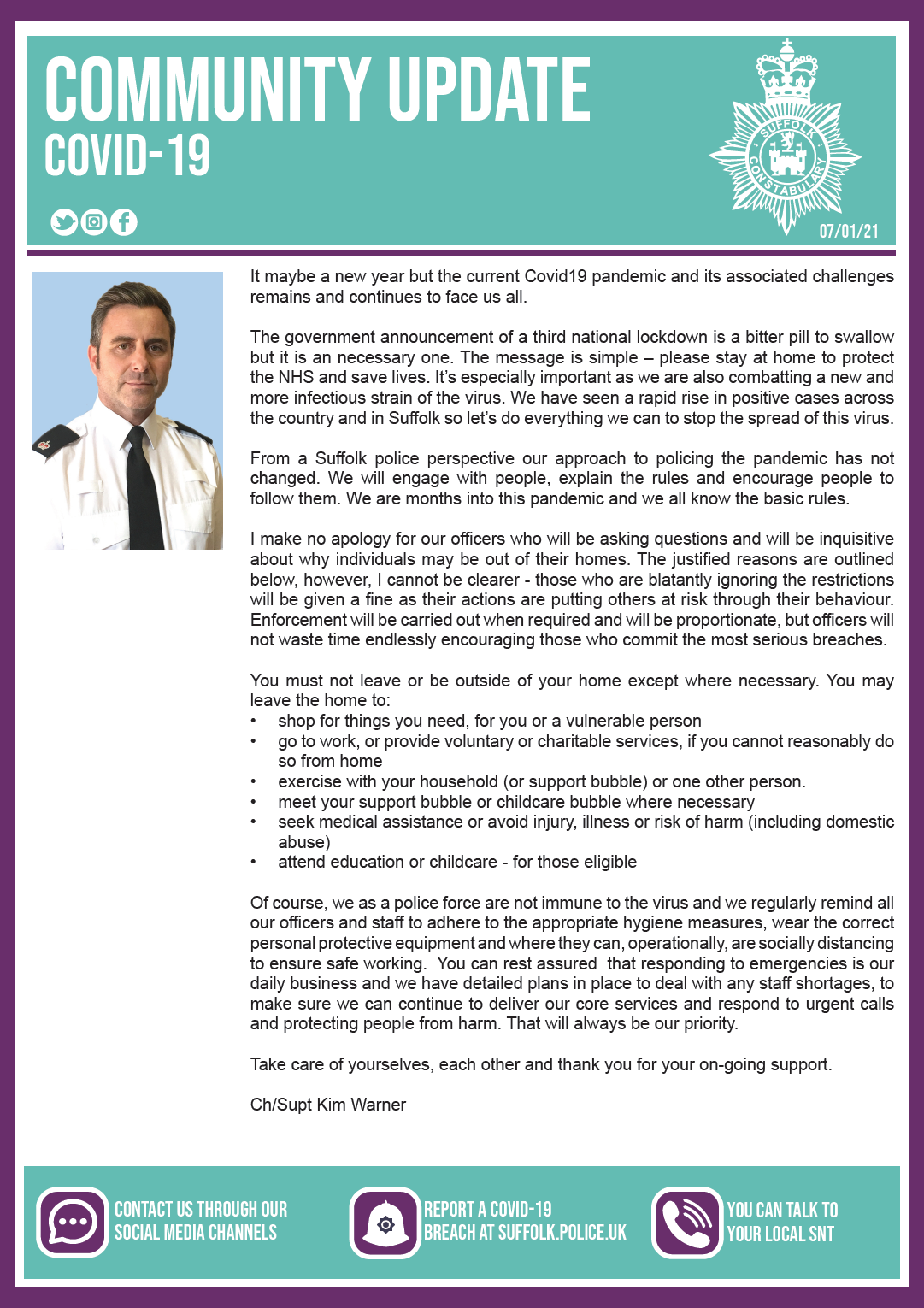 Suffolk Police Community Update